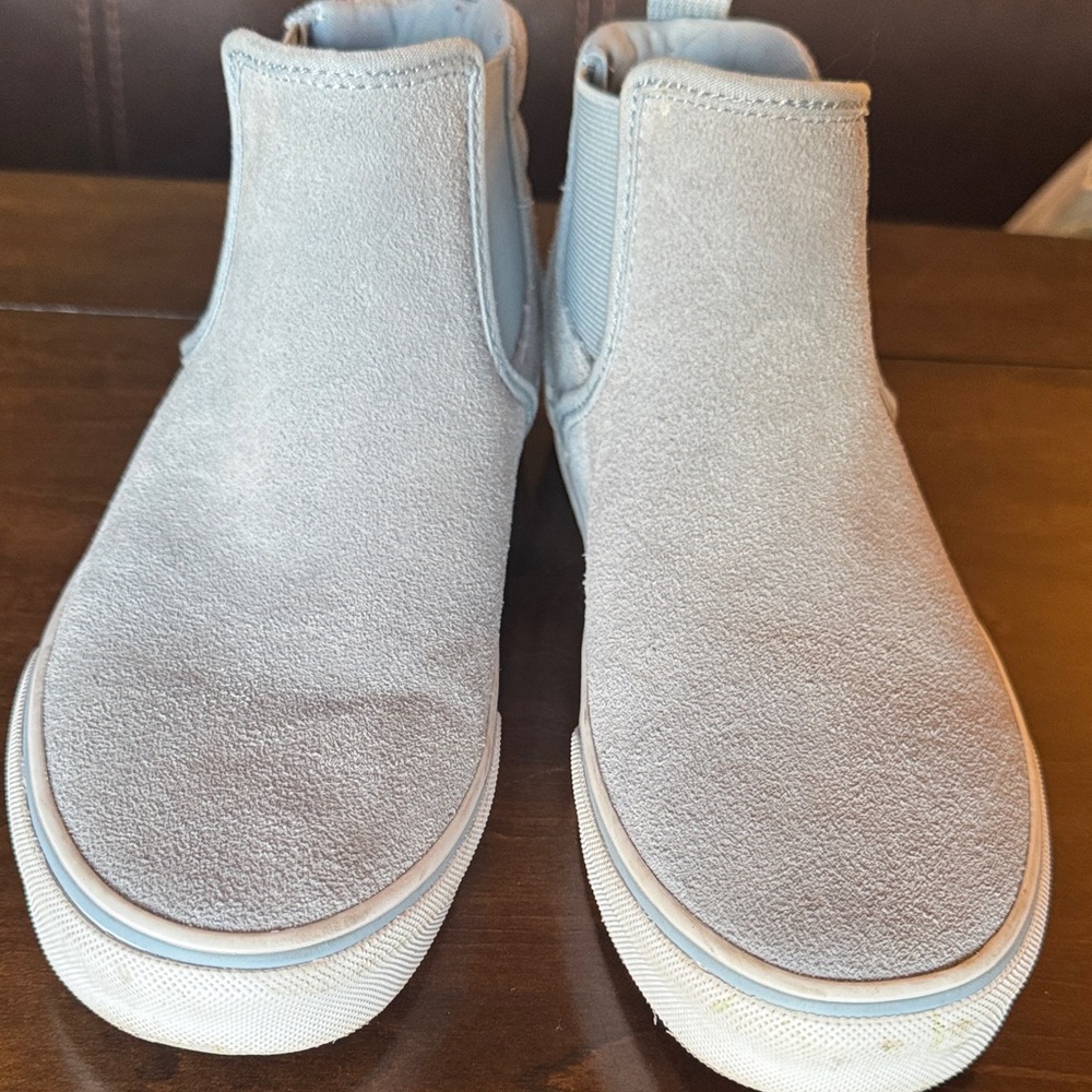 Baby Blue Suede Vans